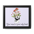 Personalize it! "Your Mind is Your Only Limit" Framed Canvas Wall Art