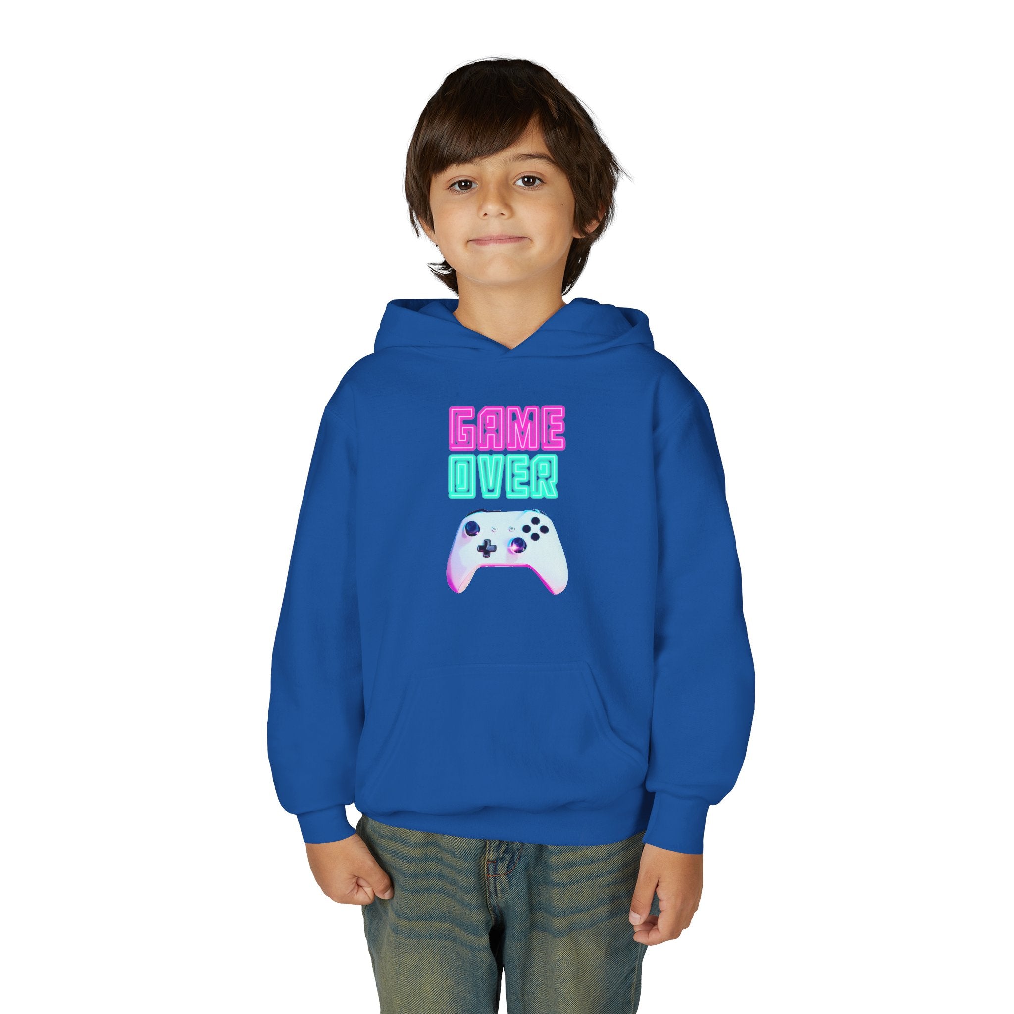Youth  Game Over Heavy Blend Hooded Sweatshirt