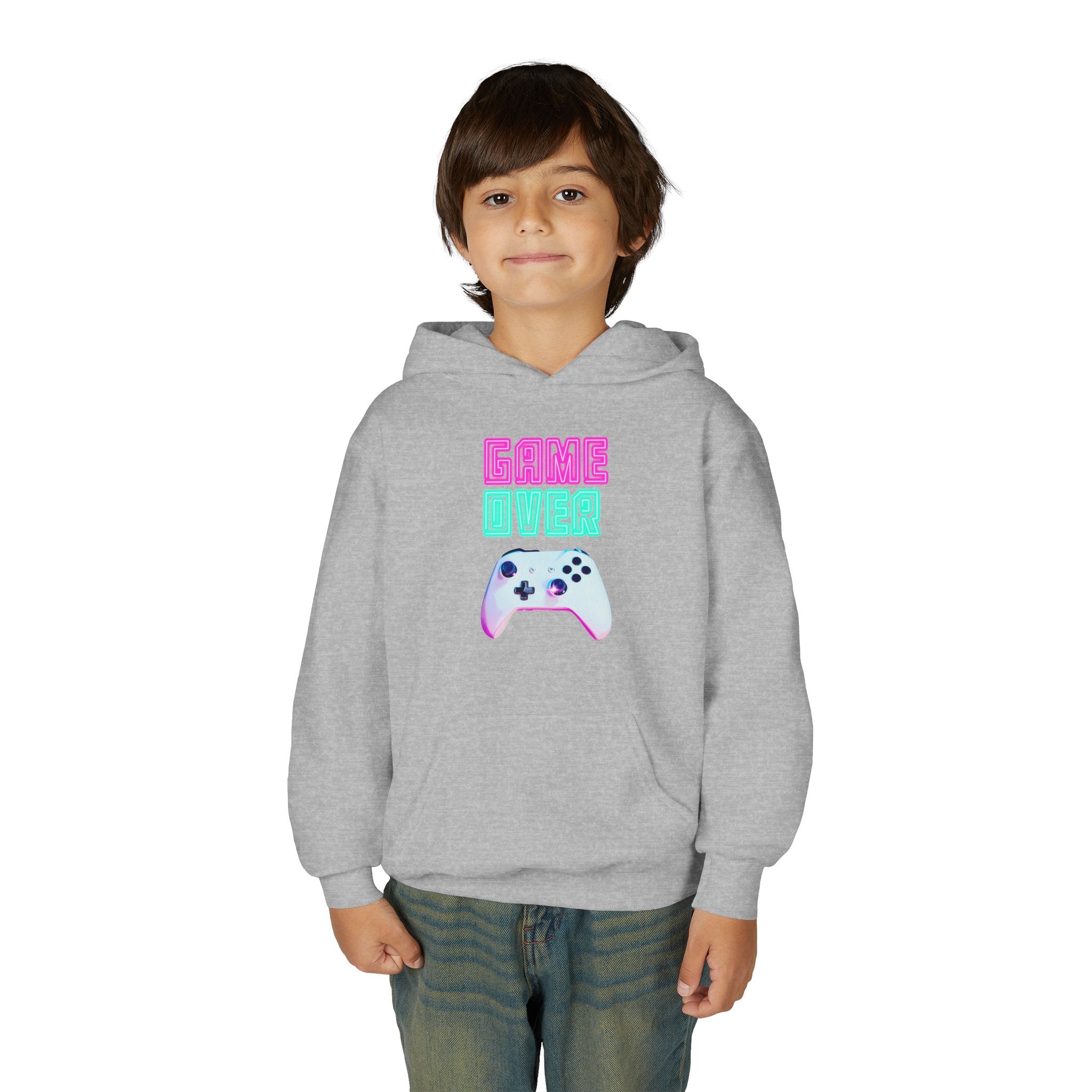 Youth  Game Over Heavy Blend Hooded Sweatshirt