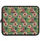 Laptop Sleeve — Green Garden & Squonk Pattern