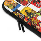 B-Movies Poster Laptop Sleeve — Vintage Monster Movie Collage Sleeve