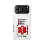 Emotional Support Human Phone Case — 'Do Not Touch' Medical Alert Tough Case