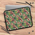 Laptop Sleeve — Green Garden & Squonk Pattern