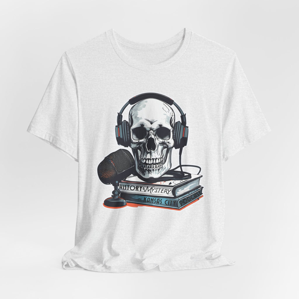 Unisex History & Mystery in Kansas City Podcast Jersey Short Sleeve Tee