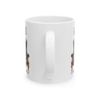 Cat Coffee Mug — "It's Not Considered Spoiled if You Deserve it" Ceramic Mug (11oz/15oz)