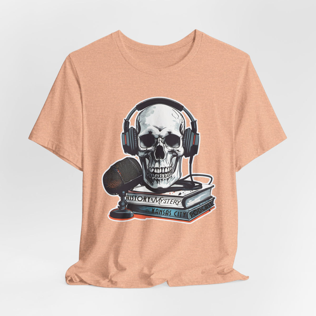Unisex History & Mystery in Kansas City Podcast Jersey Short Sleeve Tee