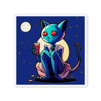 Alien Cat Die-Cut Magnet
