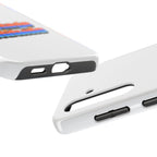 Phone Case — "Vintage Attitude" Retro 70s Striped Tough Protective Case