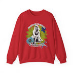 Crewneck Sweatshirt — Emotionally Unavailable & Thriving Retro Floral Graphic