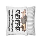 Introverted But Willing to Discuss Cats Pillowcase