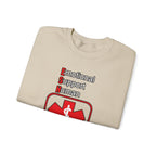 Emotional Support Human Sweatshirt – Medical Symbol “Do Not Touch” Crewneck