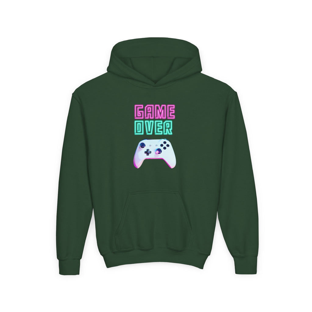 Youth  Game Over Heavy Blend Hooded Sweatshirt