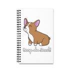 Corgi "Boop-da-Snoot" Spiral Journal — Cute Dog Notebook for Notes & Gifts