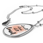 Personalize it! Oval Necklace