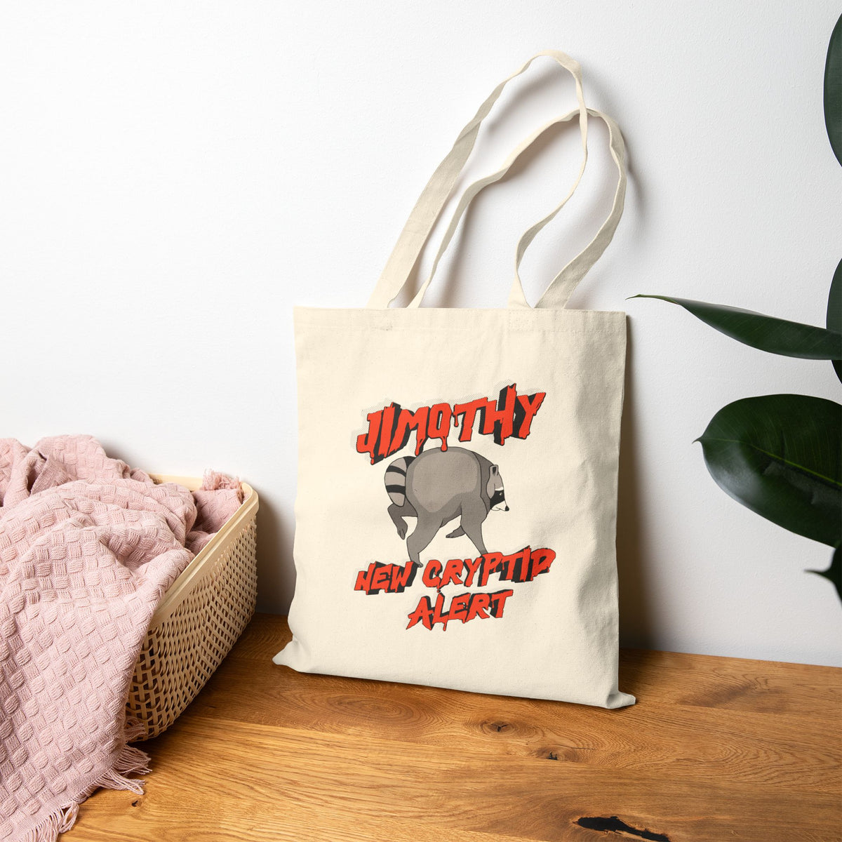 Jimothy: New Cryptid Alert - Cotton Canvas Tote Bag