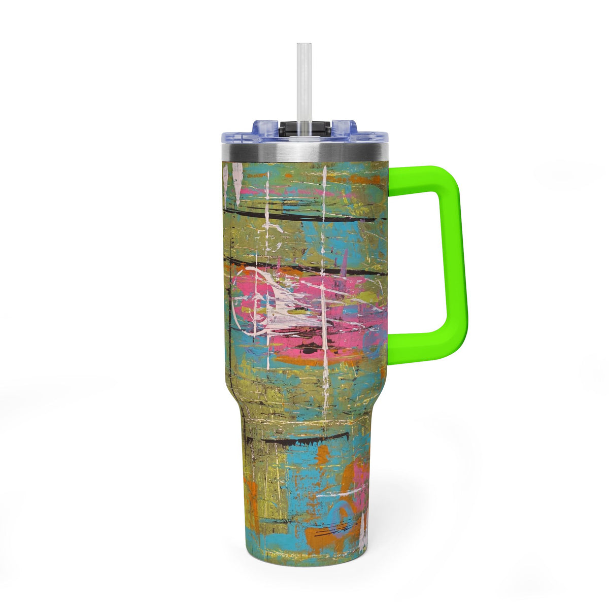 40oz Vacuum Tumbler — 1980's Puke