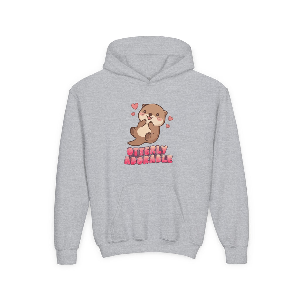 Youth Otterly Adorable Heavy Blend Hooded Sweatshirt
