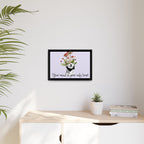 Personalize it! "Your Mind is Your Only Limit" Framed Canvas Wall Art