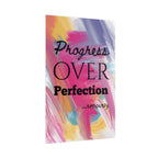 "Progress Over Perfection" – Motivational Wall Art for Office, Studio & Classroom