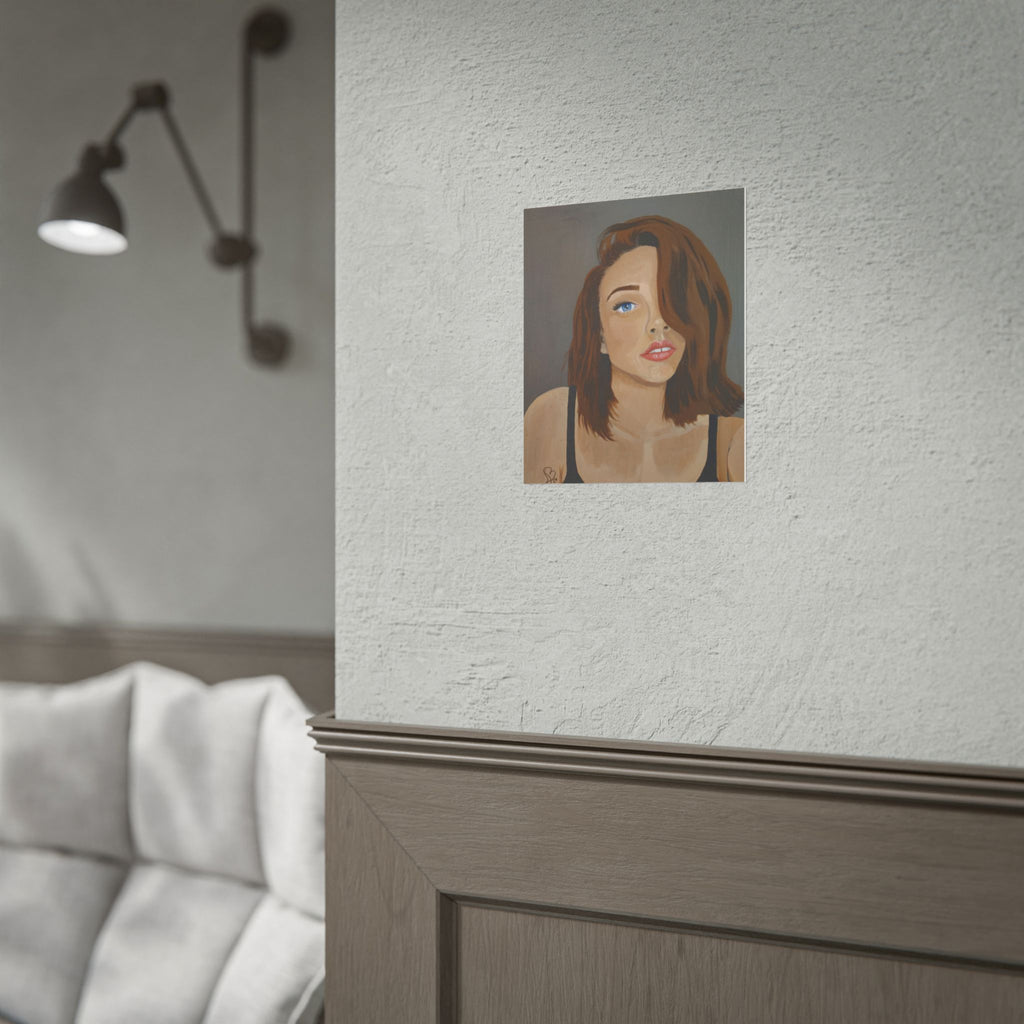 Rolled Poster — Portrait "Freckled Girl" Art Print