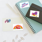 Vibrant Vibes Sticker Sheet – Artistry, Good Vibes & Wear Your Vibe Decals