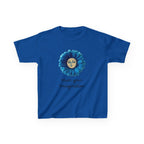 Personalize it! Youth 'Wear Your Imagination' Blue Flower Face Graphic