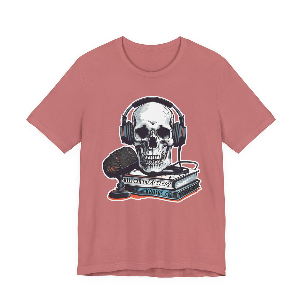 Unisex History & Mystery in Kansas City Podcast Jersey Short Sleeve Tee