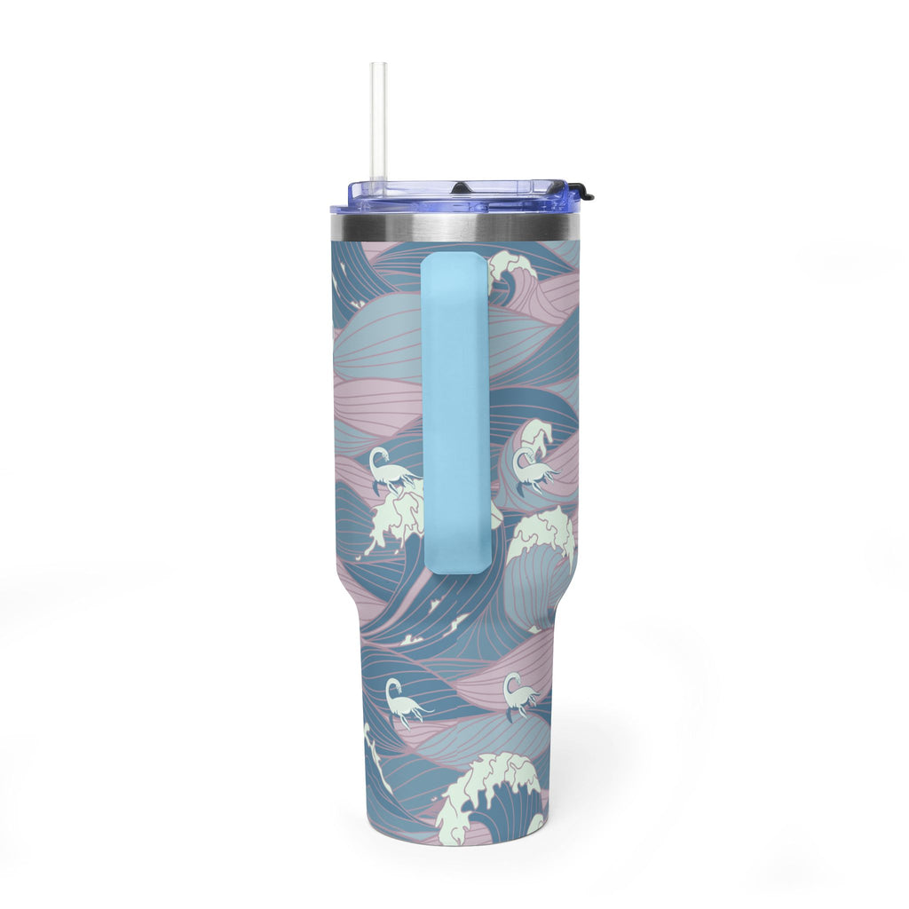 Nessie Waves 40oz Vacuum Tumbler — Insulated Travel Mug