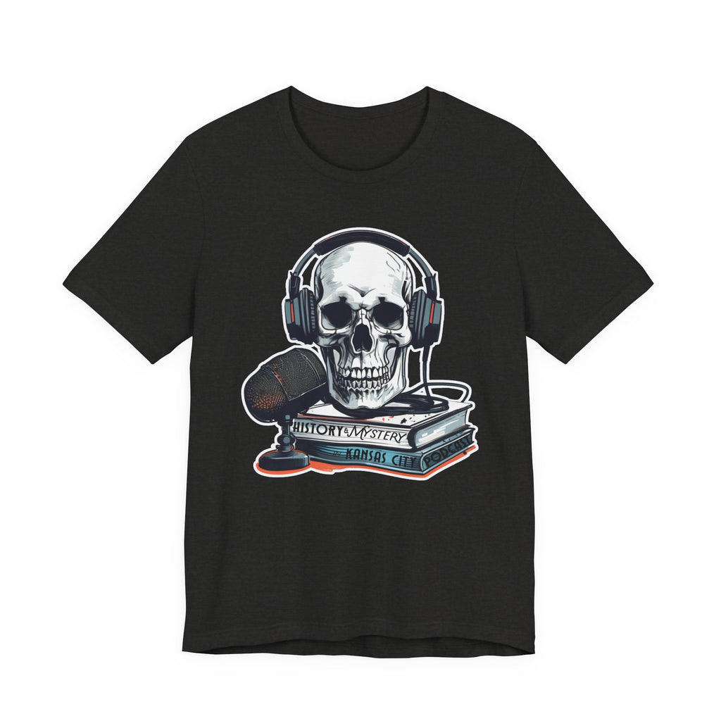 Unisex History & Mystery in Kansas City Podcast Jersey Short Sleeve Tee
