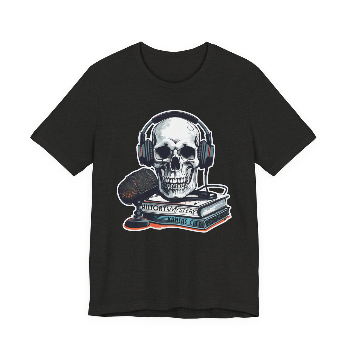 Unisex History & Mystery in Kansas City Podcast Jersey Short Sleeve Tee