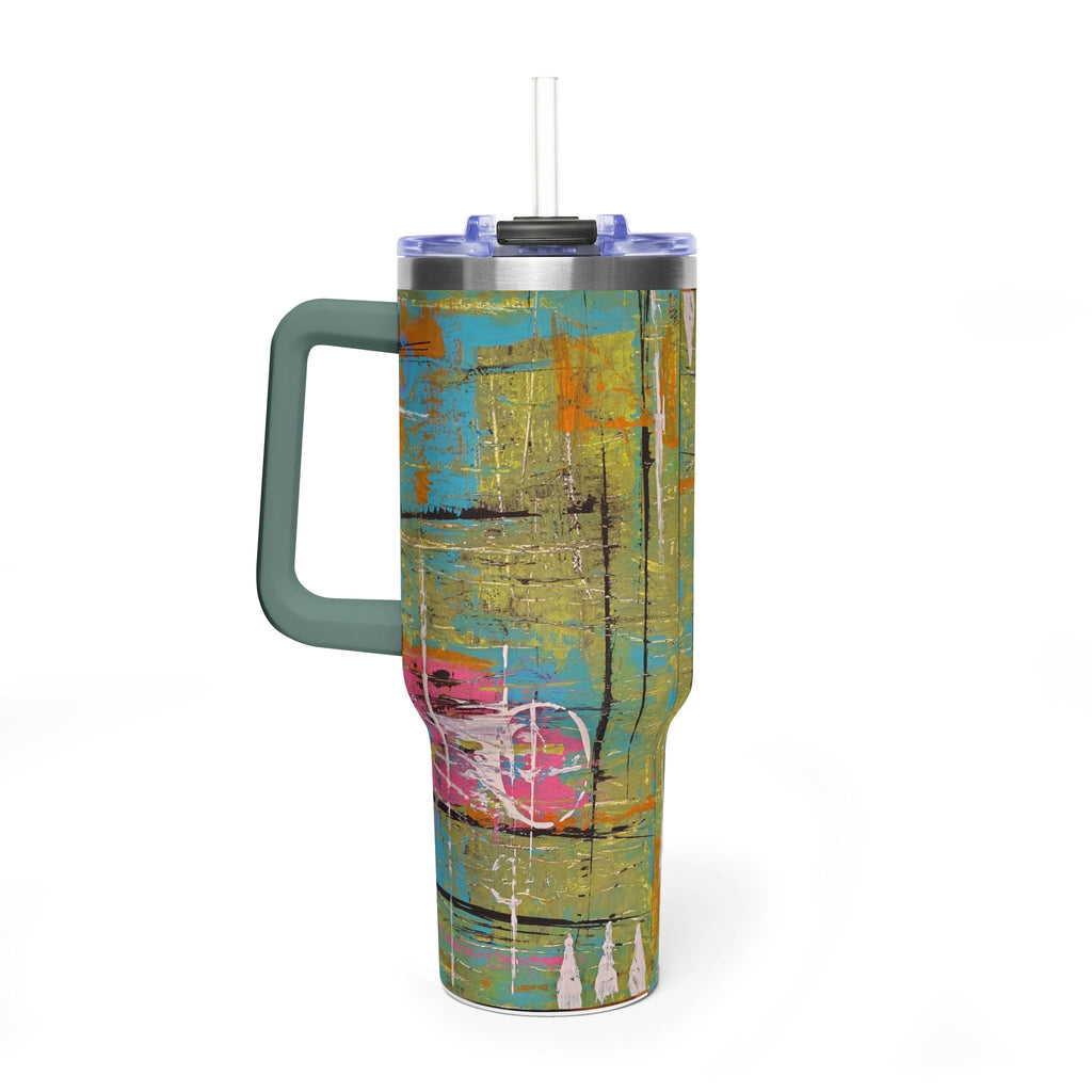 40oz Vacuum Tumbler — 1980's Puke