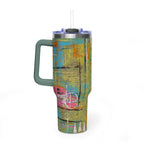40oz Vacuum Tumbler — 1980's Puke