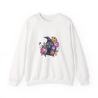 Surreal Raven & Wildflowers Crewneck Sweatshirt