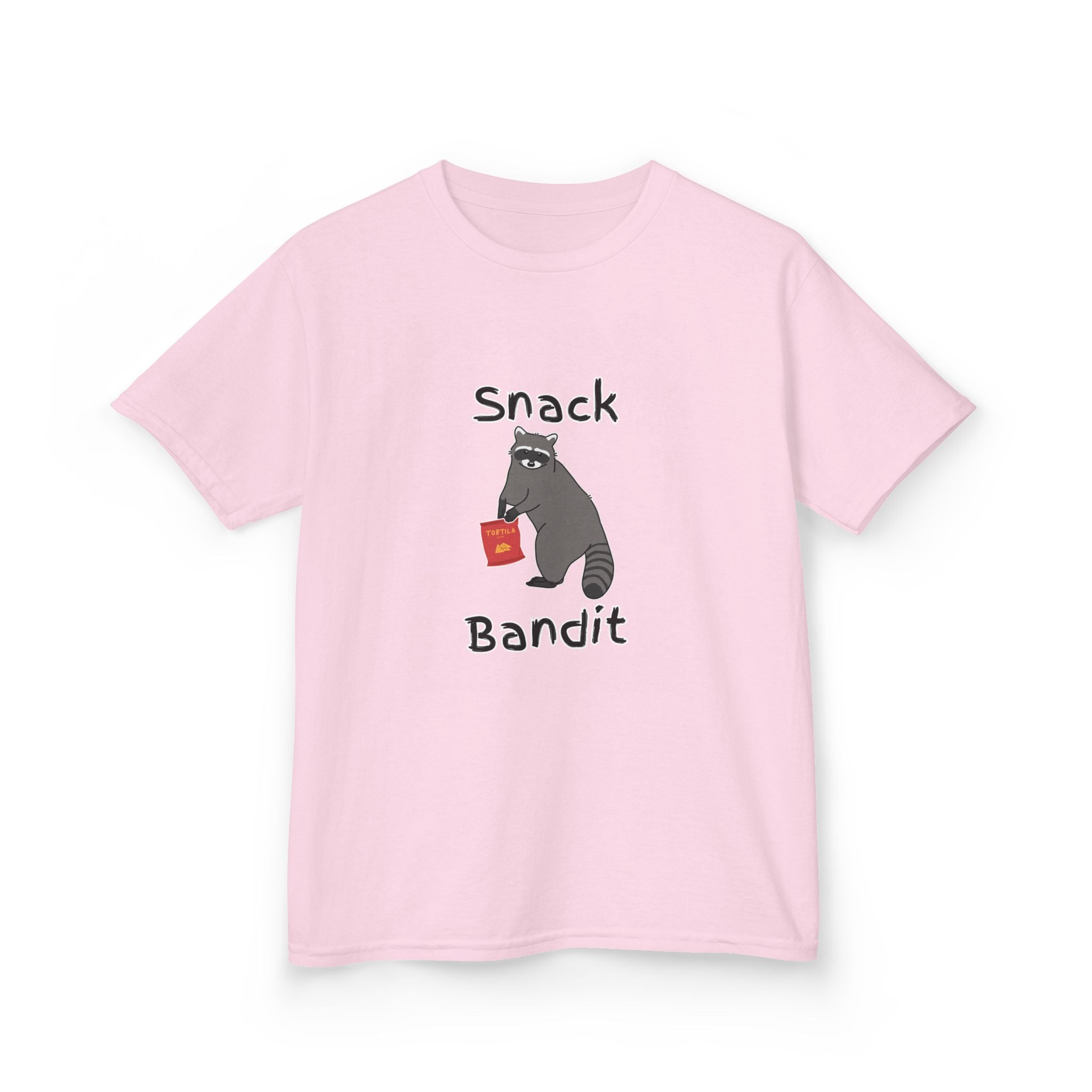 Youth "Snack Bandit" Raccoon Kid Graphic T-Shirt