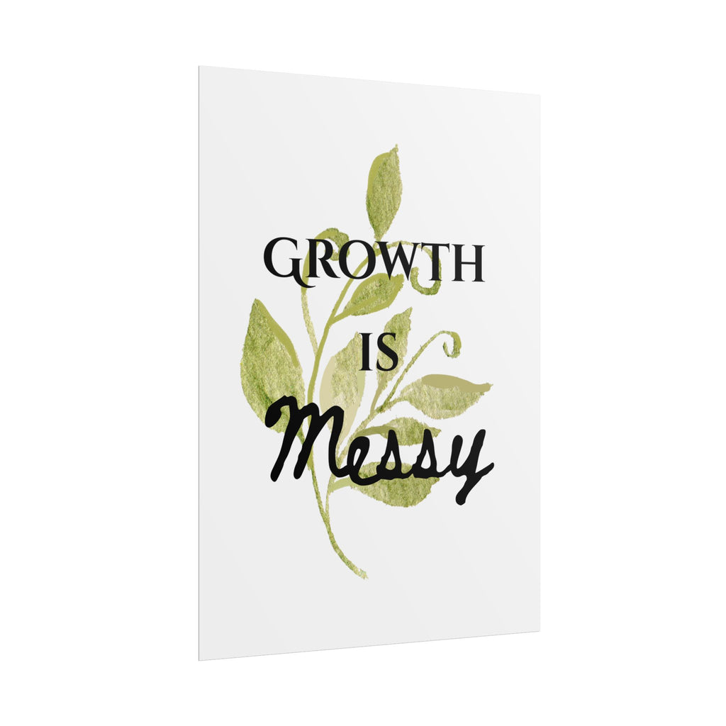 "Growth Is Messy" Botanical Wall Art Print