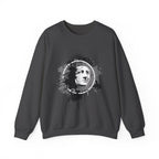 Classical Statue Ink-Splash Crewneck Sweatshirt