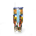 40oz B-Movies Retro Horror Poster Vacuum Tumbler