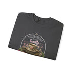 True Crime Book Club Sweatshirt — "True Crime & Tea" Vintage Stack Design