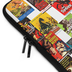 B-Movies Poster Laptop Sleeve — Vintage Monster Movie Collage Sleeve