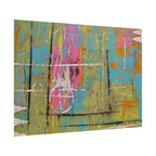 Abstract "1980s Puke" Color Splash Poster — Vibrant Modern Wall Art (Rolled Poster)
