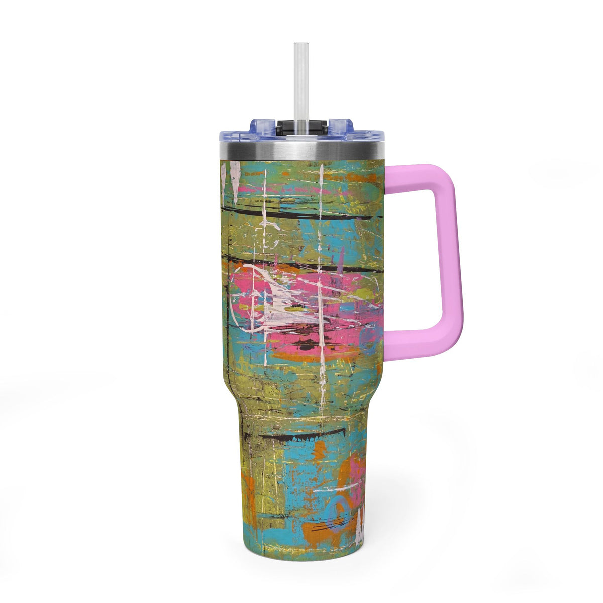 40oz Vacuum Tumbler — 1980's Puke