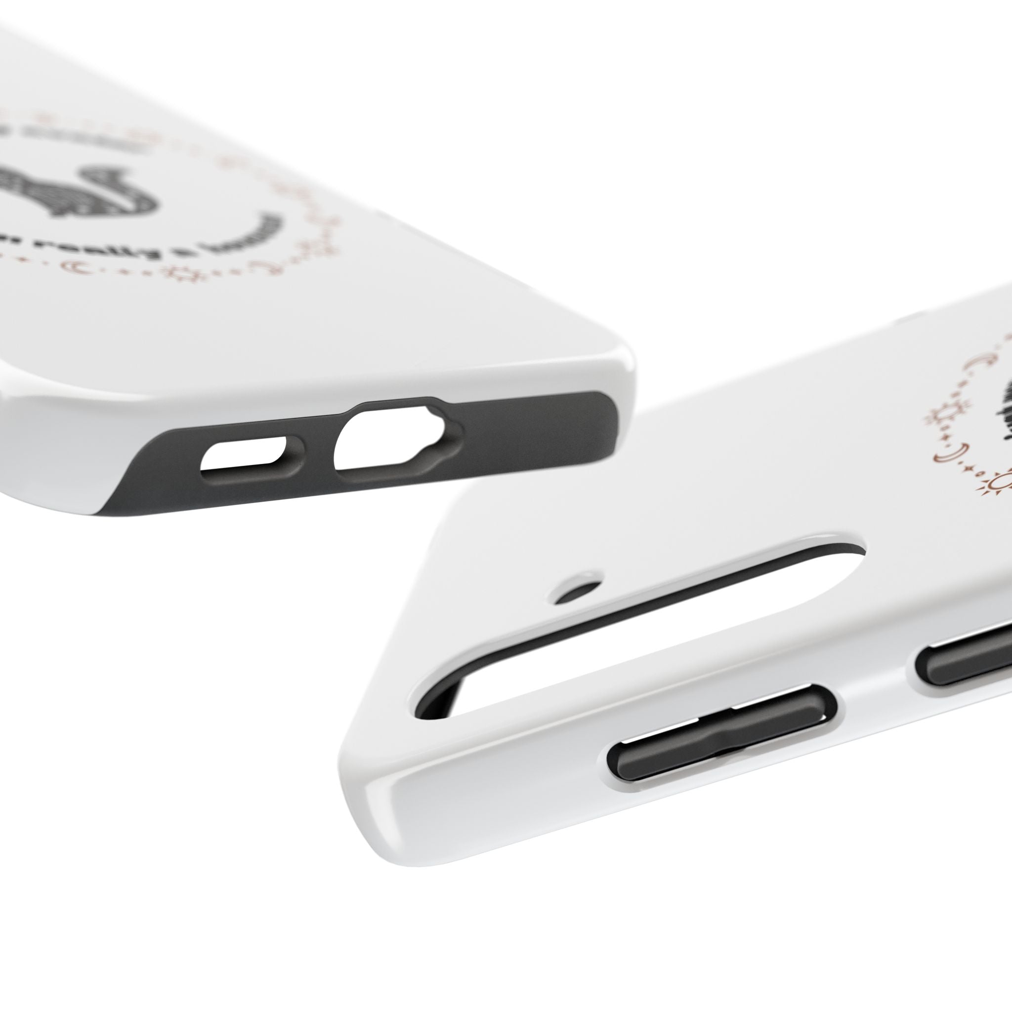 Tough Phone Case — “This Is Just My Avatar, I’m Really a Housecat” Cute Celestial Cat Protective Cover
