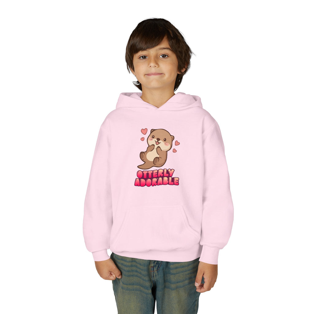 Youth Otterly Adorable Heavy Blend Hooded Sweatshirt