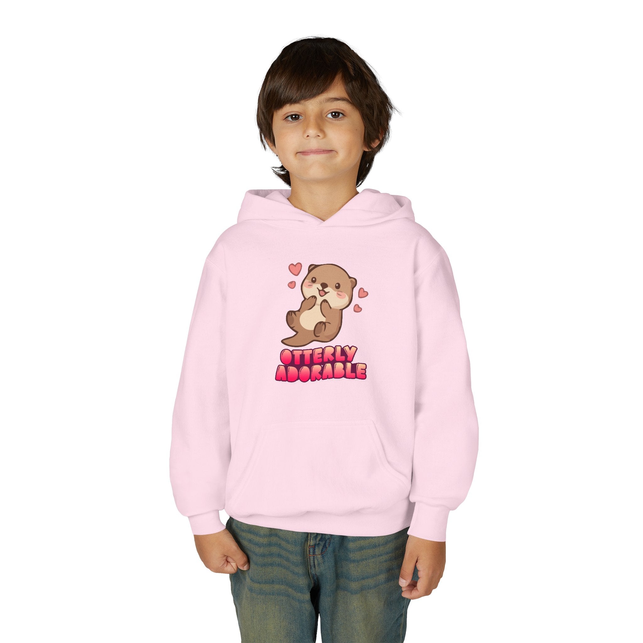Youth Otterly Adorable Heavy Blend Hooded Sweatshirt