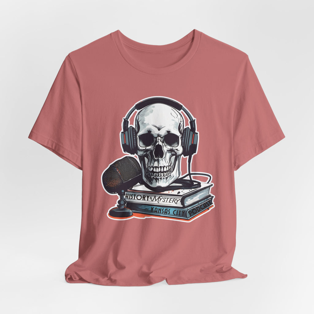 Unisex History & Mystery in Kansas City Podcast Jersey Short Sleeve Tee