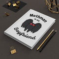 Mothman Is My Boyfriend Hardcover Journal — Cute Cryptid Notebook for Fans