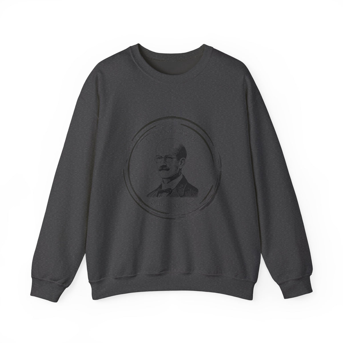 Crewneck Sweatshirt — Vintage Planck Portrait "It Doesn't Matter"