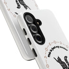 Tough Phone Case — “This Is Just My Avatar, I’m Really a Housecat” Cute Celestial Cat Protective Cover
