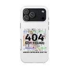 'Whoever's Controlling me...Do Better' 404 Not Found Tech Phone Case — Glitch Art Protective Cover