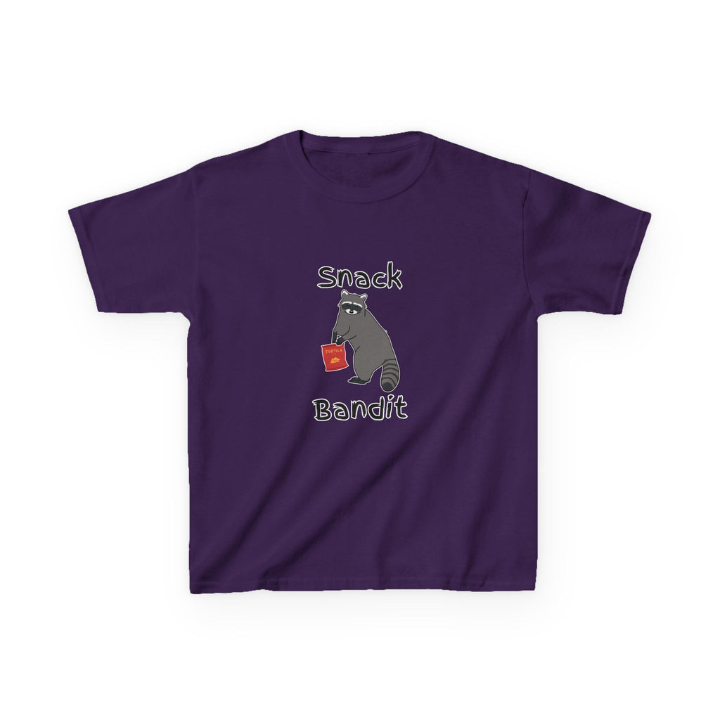 Youth "Snack Bandit" Raccoon Kid Graphic T-Shirt